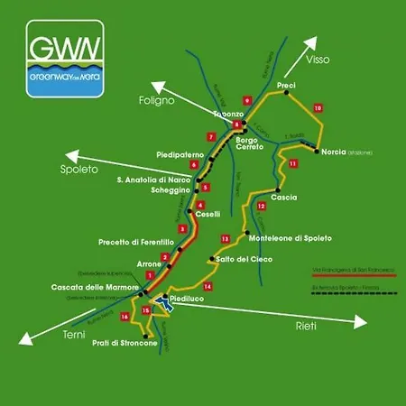 Vendégház Marmore Greenway 3*